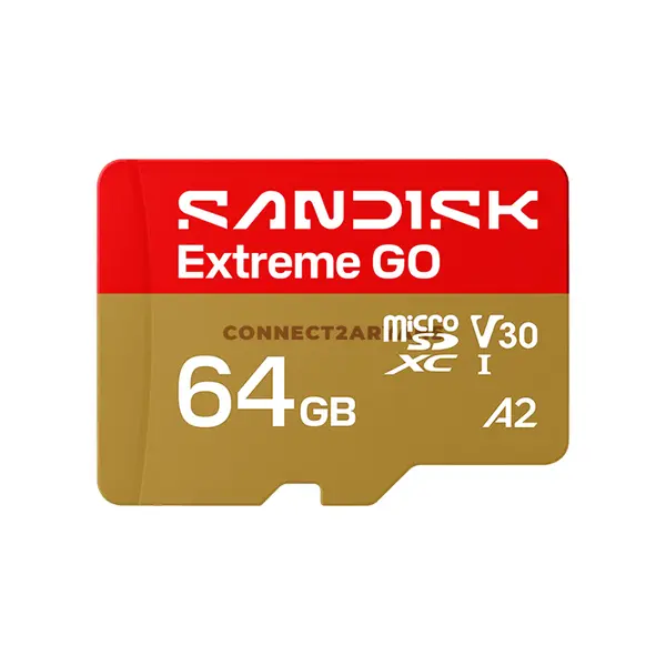 SanDisk Extreme Go microSD UHS-I Memory Card, Up to 2TB Capacity, Up to 240MB/s Read & 160MB/s Write Speed, U3 V30, microSDXC & High-Durability Storage