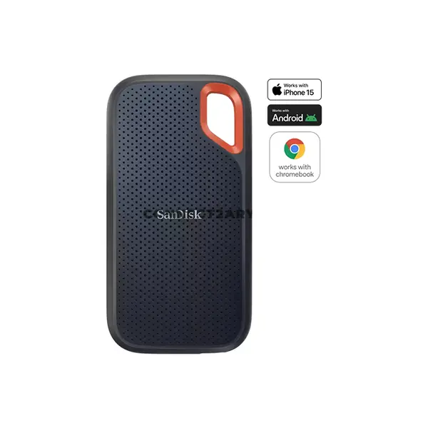 SanDisk Extreme Portable SSD E61 500GB External Solid State Drive, USB 3.2 Gen 2 Type-C, Up to 1050MB/s Read & 1000MB/s Write, IP65 Water & Dust Resistant, 3-Meter Drop Protection, NVMe Storage