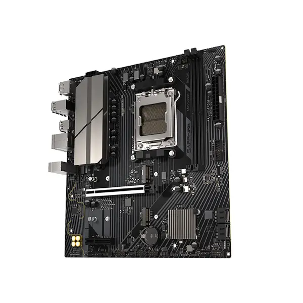 SAPPHIRE B650M-E Micro-ATX Motherboard, AMD B650 Chipset, AM5 Socket, DDR5 Memory Support, High-Performance Ryzen Desktop Platform Motherboard