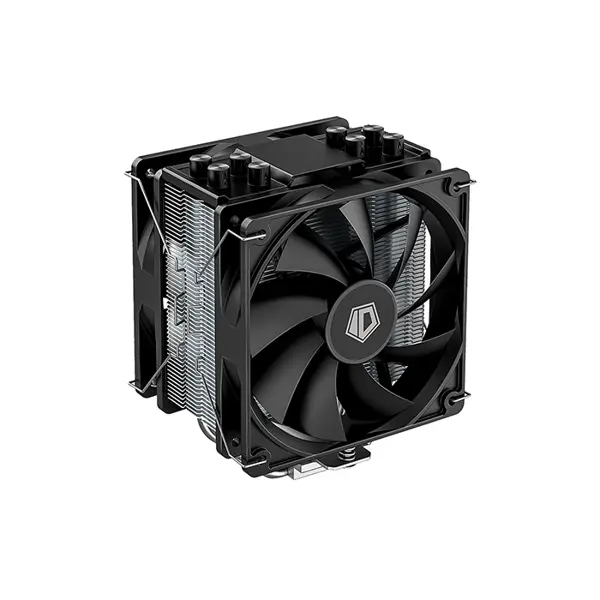 ID-COOLING SE-214 XT PLUS CPU Air Cooler, Dual Fan Single Tower High Performance Cooling System for Intel and AMD Platforms
