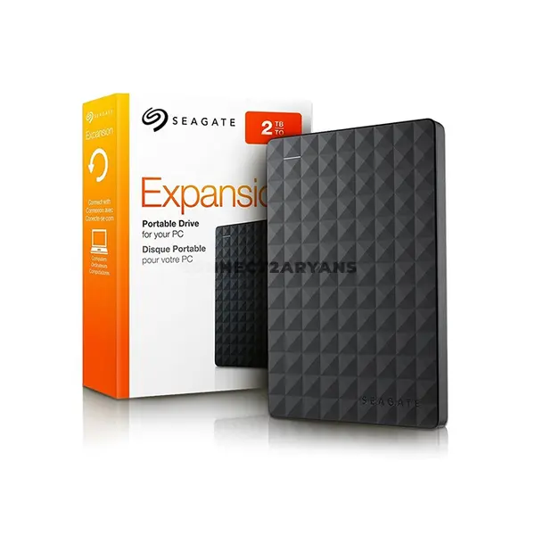 Seagate Expansion 2TB Portable External Hard Drive, USB 3.0 High-Speed Interface, Compact Portable Design, Reliable External Storage Solution for Backup and Data Transfer