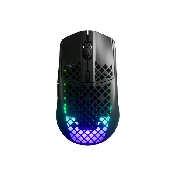 SteelSeries Aerox 3 Wireless Onyx Gaming Mouse Black Edition, Ultra-Lightweight Wireless Design, High-Precision Optical Sensor, Competitive Esports Gaming Mouse