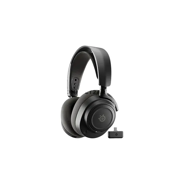 SteelSeries Arctis Nova 7P Wireless Gen 2 Black Gaming Headset for PS5, 2.4GHz + Bluetooth, 50+ Hour Battery, Neodymium Drivers, 360° Spatial Audio, USB-C, ChatMix