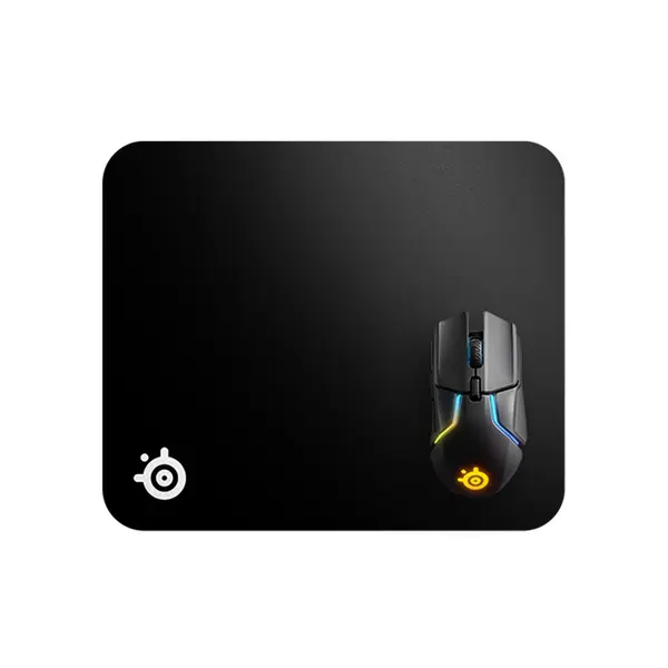 SteelSeries QcK Heavy Medium Gaming Mouse Pad, Thick Micro-Woven Cloth Surface, Non-Slip Rubber Base, Precision Tracking Premium Gaming Mousepad