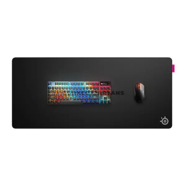 SteelSeries QcK Performance XL Speed Black Gaming Mouse Pad, 900×400×3.5mm, Ultra-Smooth Low-Friction Surface, High-Grade Neoprene Foam, Low-Profile Stitched Edges, Non-Slip Rubber Base