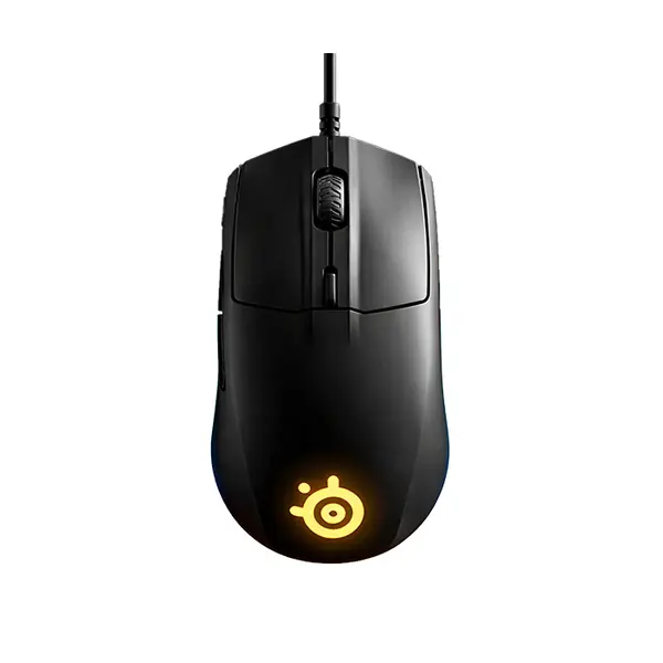 SteelSeries Rival 3 RGB Wired Gaming Mouse, High-Precision Optical Sensor, Esports Gaming Design, RGB Lighting Effects, Wired USB Connectivity, Competitive Gaming Mouse