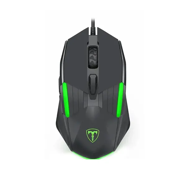 T-DAGGER Blaze T-TGM116 Gaming Mouse, 2400 DPI Optical Sensor, Adjustable DPI Levels, 6 Responsive Buttons, LED Backlighting Effects, Wired USB Gaming Mouse for PC Gamers