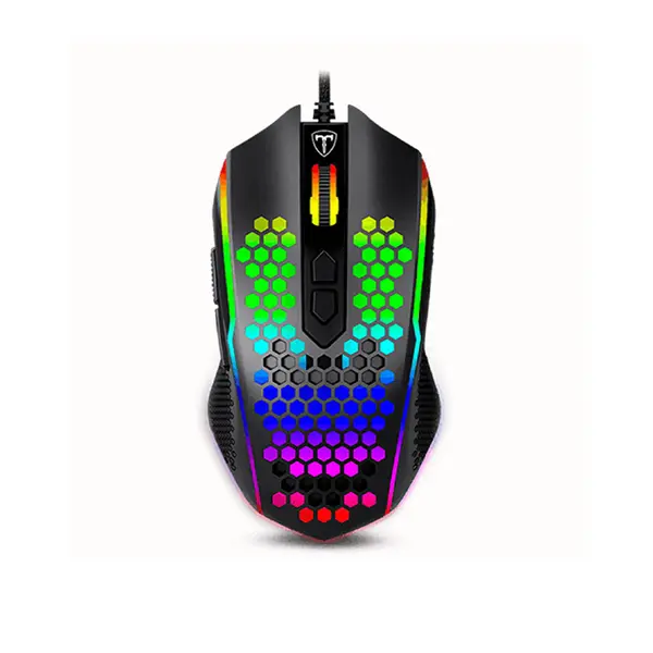 T-DAGGER Imperial T-TGM310 Gaming Mouse Black, 7200 DPI, 8 Programmable Buttons, RGB Backlight, 1000Hz Polling Rate, Wired USB