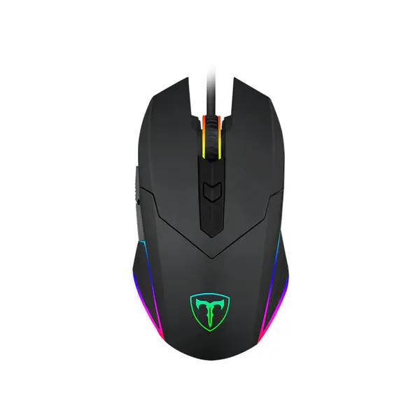 T-DAGGER Lance Corporal T-TGM107 Gaming Mouse, 3200 DPI Optical Sensor, 6 Programmable Buttons, RGB Backlight Effects, 500Hz Polling Rate, Wired USB Gaming Mouse