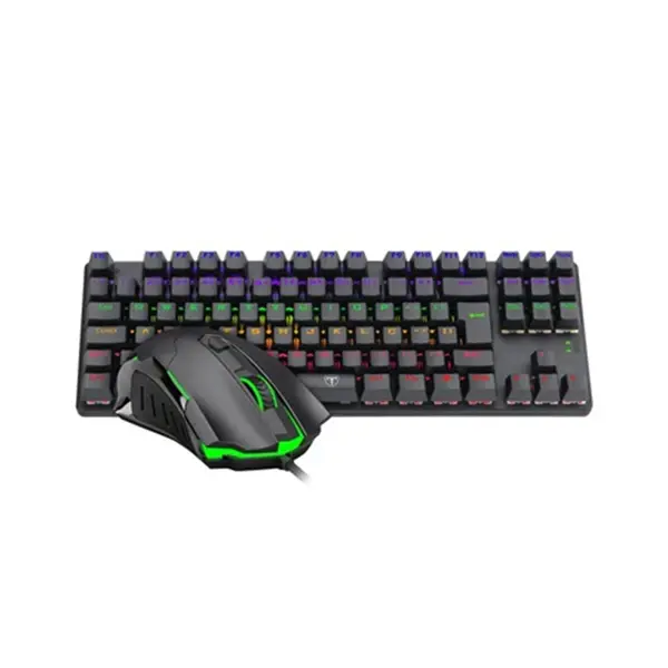 T-DAGGER T-TGS005 Gaming Combo, 2-in-1 Set, Keyboard Mouse Combo, 3200 DPI, Rainbow Backlight, Wired USB