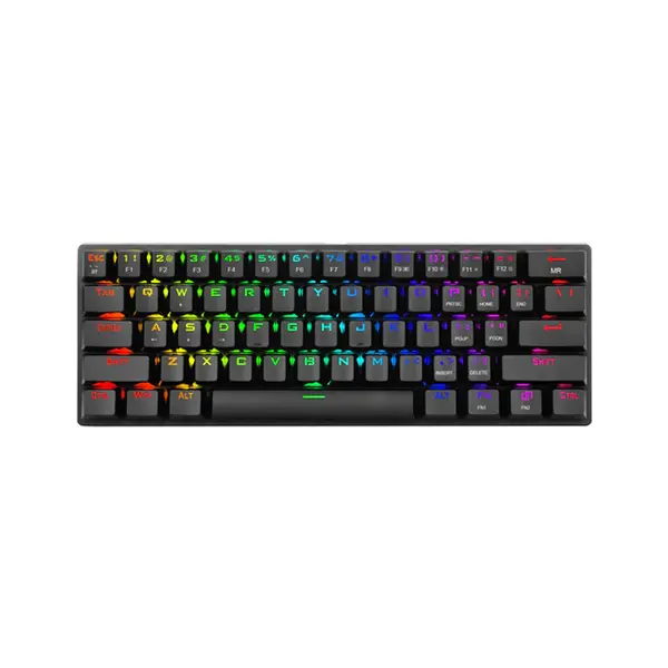 T-DAGGER VERDE T-TGK317 Gaming Mechanical Keyboard, 61 Keys, RGB Backlight, OUTEMU Switches, Bluetooth 5.0 + Wired, Dual Mode