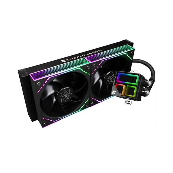 Thermalright Frozen Infinity 240 ARGB CPU Liquid Cooler, 240mm Radiator, Dual 120mm ARGB PWM Fans, High-Performance All-In-One Liquid Cooling Solution for Gaming and Workstation PCs