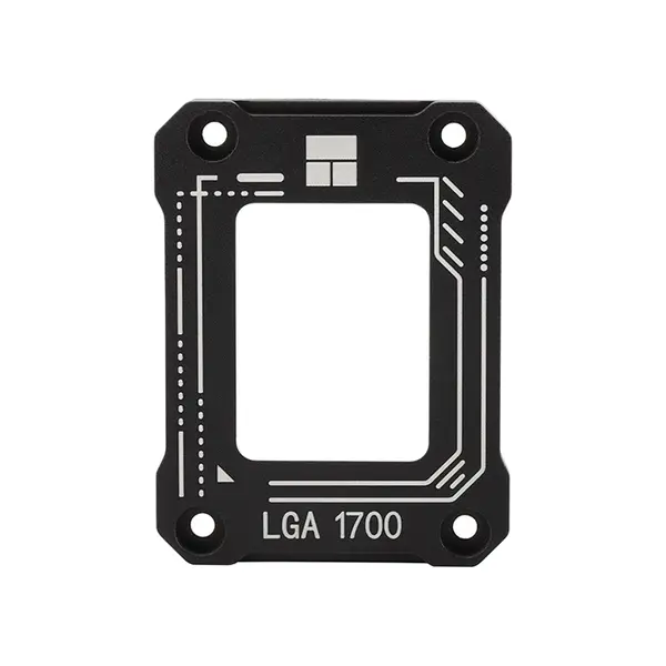 Thermalright LGA1700-BCF BLACK V2 CPU Contact Frame, Intel LGA1700 Anti-Bending Mount Bracket, Precision CPU Retention Frame, Processor Installation Enhancement Accessory