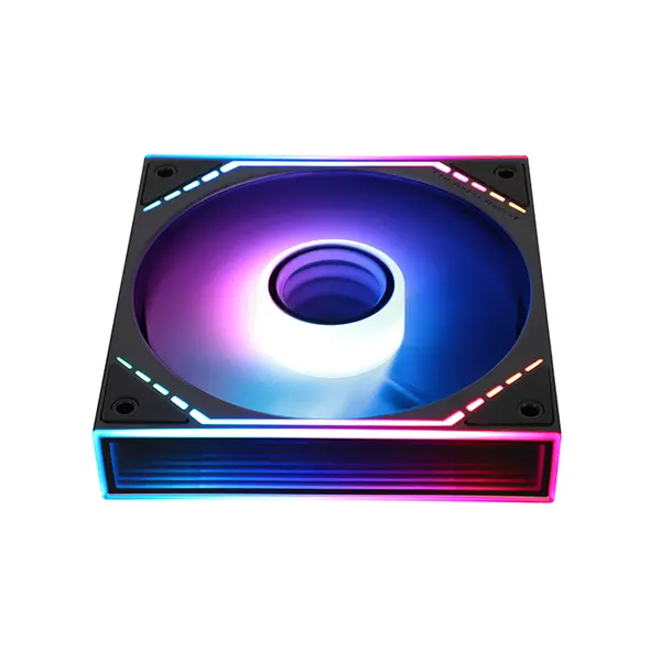 Thermalright TL-M12R-S ARGB Case Fan Black, 120mm PWM Cooling Fan, 1500 RPM Maximum Speed, 34.43 CFM Airflow Performance, Addressable RGB Lighting, PC Cooling Fan