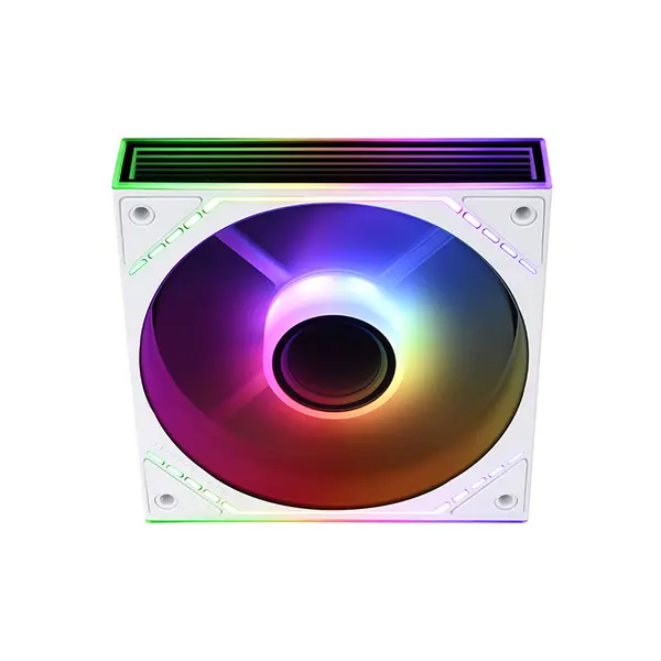 Thermalright TL-M12RW-S ARGB Case Fan White, 120mm PWM Cooling Fan, 1500 RPM Maximum Speed, 34.43 CFM Airflow Performance, Addressable RGB Lighting, PC Cooling Fan