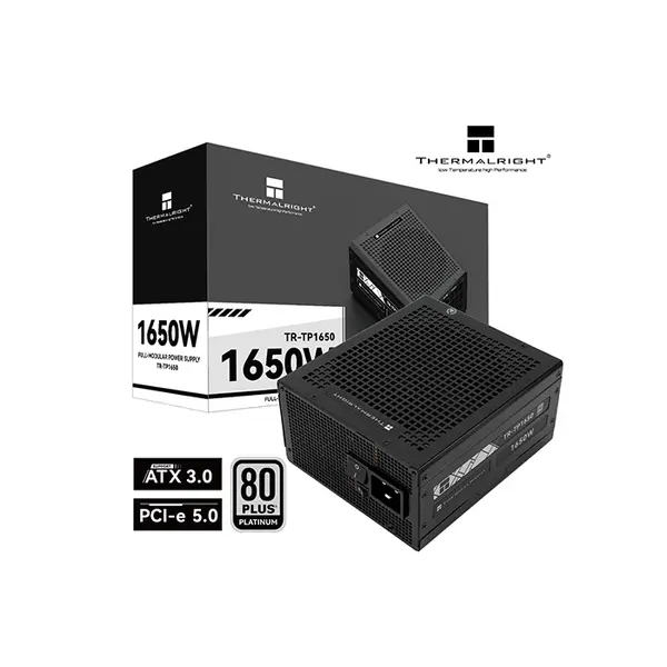 Thermalright TR-TP1650 1650W 80 Plus Platinum Fully Modular ATX 3.0 Power Supply, High Efficiency PCIe 5.0 Ready Flagship Gaming PSU