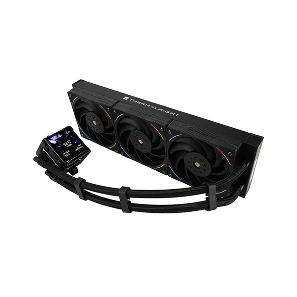 Thermalright TR 360 ELITE VISION LCD ARGB 360 LCD ARGB CPU Liquid Cooler, 360mm Radiator, Triple 120mm ARGB Fans, IPS LCD Screen