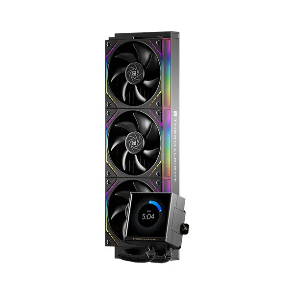 Thermalright TR 360 PEERLESS VISION 360 ARGB CPU Liquid Cooler, 360mm Radiator, Triple 120mm ARGB Fans, 3.95-Inch LCD Screen