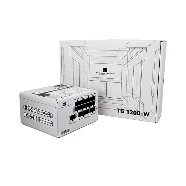 Thermalright TG-1200 1200W Power Supply White Edition, 80 PLUS Gold Certified Efficiency, Fully Modular Cable Design, High-Performance ATX PSU, Premium Power Solution for Gaming and Workstation Systems