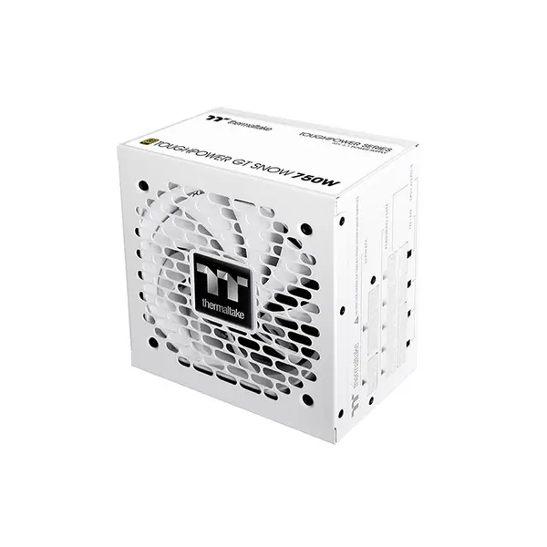 Thermaltake Toughpower GT 750W Snow Power Supply White Edition, 80 PLUS Gold Certified Efficiency, Fully Modular Cable Design, High-Performance Gaming PSU