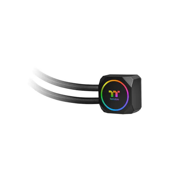Thermaltake TH120 ARGB Sync 120mm AIO Liquid Cooler, Single Fan CPU Water Cooling System, ARGB Lighting Effects, Compact Liquid Cooling Solution