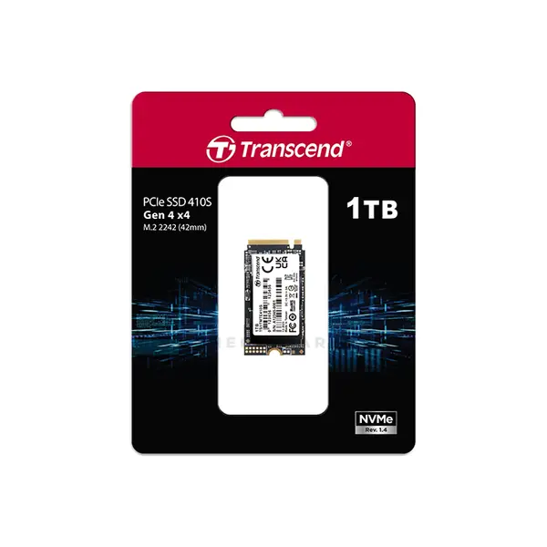 Transcend MTE410S 1TB M.2 2242 PCIe Gen4 x4 NVMe Internal SSD, Up to 5000MB/s Read Speed, Compact High-Performance Storage Drive for Ultrabooks, Mini PCs and Handheld Gaming Devices