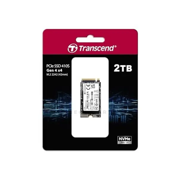 Transcend MTE410S 2TB M.2 2242 PCIe Gen4 x4 NVMe Internal SSD, Up to 5000MB/s Read Speed, Compact High-Performance Storage Drive for Ultrabooks, Mini PCs and Handheld Gaming Devices