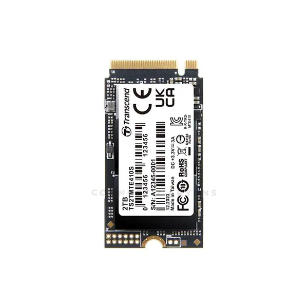 Transcend MTE410S 2TB M.2 2242 PCIe Gen4 x4 NVMe Internal SSD, Up to 5000MB/s Read Speed, Compact High-Performance Storage Drive for Ultrabooks, Mini PCs and Handheld Gaming Devices