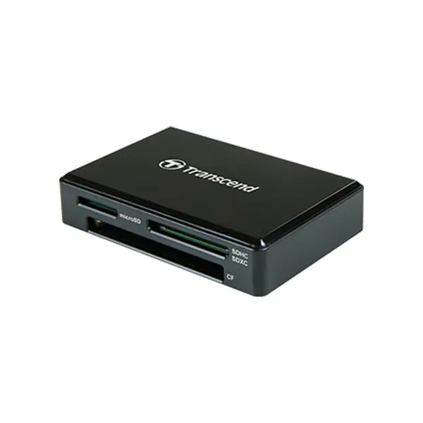 Transcend RDC8 USB Type-C Multi-Card Reader, USB 3.1 Gen 1 5Gbps Interface, SD microSD CompactFlash Card Reader, Professional Portable Memory Card Adapter