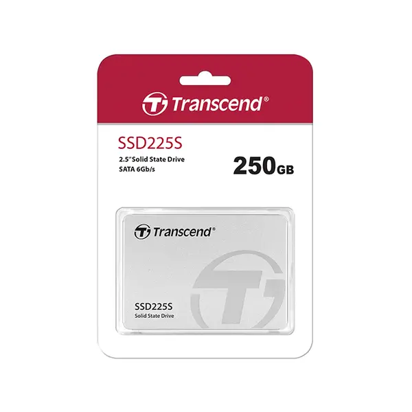 Transcend SSD225S 250GB 2.5-Inch SATA III Internal Solid State Drive, 560MB/s High-Speed SSD Storage Drive for Desktop and Laptop Systems
