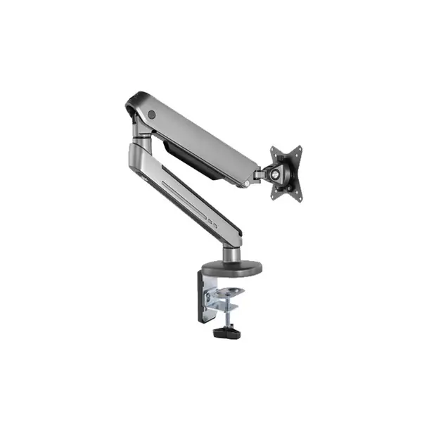 Twisted Minds Premium Single Monitor RGB Arm Grey Edition, Adjustable Display Mount Stand, RGB Lighting Design, Ergonomic Monitor Positioning Solution
