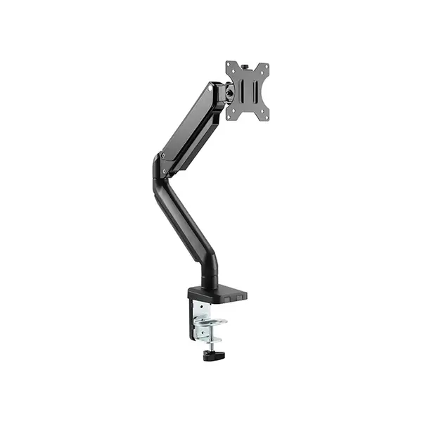 Twisted Minds Single Monitor Aluminum Slim Arm Black Edition, Adjustable Display Mount Stand, Aluminum Construction Design, Ergonomic Monitor Support Solution
