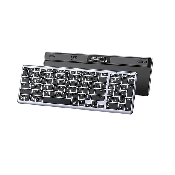 UGREEN 15258 Ultra Slim Wireless Keyboard, 2.4GHz Wireless Connectivity, Compact Low-Profile Layout, Quiet Typing Keys, Plug-and-Play USB Receiver Keyboard Black