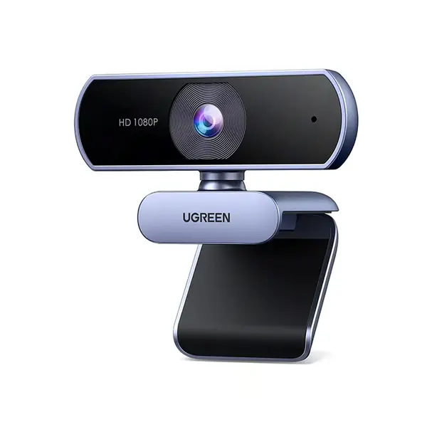 UGREEN 15728 CM678 USB HD Webcam, 1080P Full HD Resolution, Built-In Microphone, Plug-and-Play USB Connectivity, Video Conferencing, Online Meetings and Streaming Camera Black