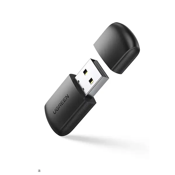 UGREEN 20204 AC650 11ac Dual-Band Wireless USB Adapter, WiFi 5 USB Dongle, 2.4GHz and 5GHz Dual-Band Connectivity, High-Speed Wireless Internet Adapter for Desktop and Laptop PCs