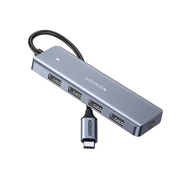 UGREEN 35574 4-Port USB 3.0 Hub 4-in-1 Multi USB Expansion Hub, High-Speed 5Gbps Data Transfer, Multiple USB-A Ports, Plug-and-Play USB Connectivity Adapter