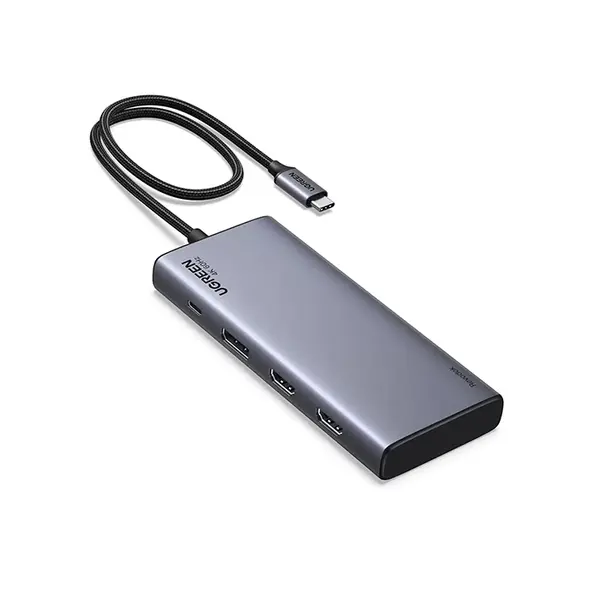 UGREEN 35625 8-in-1 USB-C Docking Station, Dual Monitor Display Support, Multiport USB-C Dock, Productivity Expansion Hub, Advanced Connectivity Solution