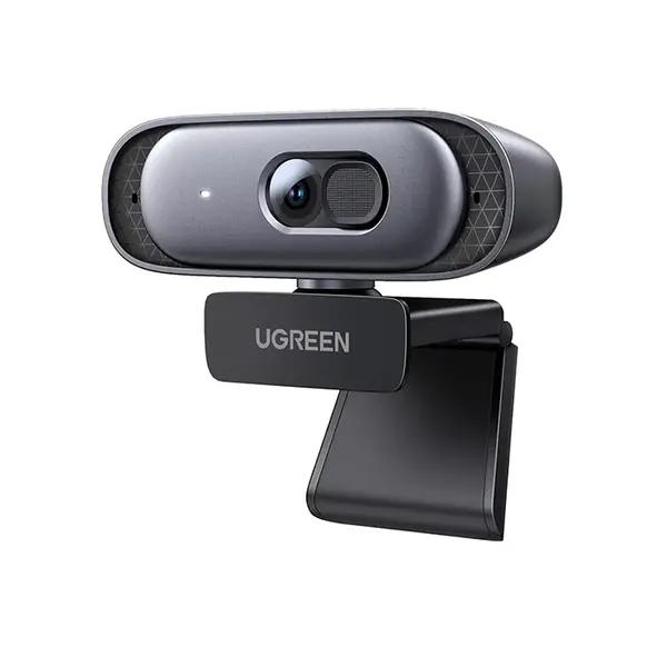 UGREEN 35626 CM778 USB HD Webcam, 2K@30FPS High-Resolution Video Capture, Built-In Microphone, Plug-and-Play USB Connectivity, Video Conferencing and Streaming Camera Silver