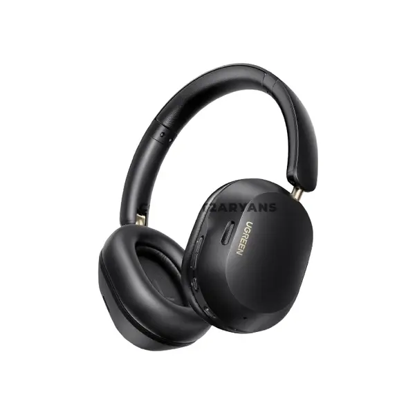 UGREEN HP203 35757 HiTune Max 5C Hybrid ANC Wireless Over-Ear Headphones Black, 43dB Active Noise Cancellation, Hi-Res LDAC 96kHz/24-bit Audio, 40mm Dynamic Drivers, Bluetooth 5.4, Spatial Audio, 75-Hour Battery & 80ms Low-Latency Gaming Mode