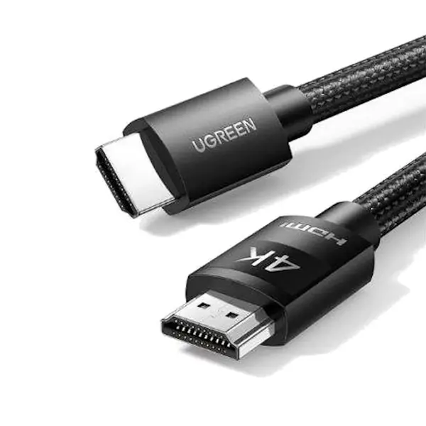 UGREEN 40104 HDMI 2.0 Cable 10m, 4K@60Hz Ultra HD Resolution Support, 18Gbps High-Speed Bandwidth, Braided Jacket Design, HDMI Male to Male Connector, Premium Audio Video Cable Black