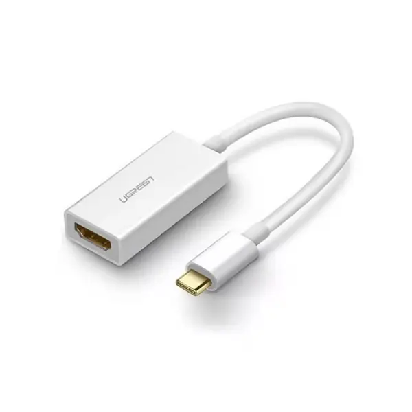 UGREEN 40273 USB-C to HDMI Female Adapter, 4K@60Hz Ultra HD Resolution Support, USB Type-C Display Adapter, High-Resolution Video Output Converter for Monitor, TV and Projector Connectivity