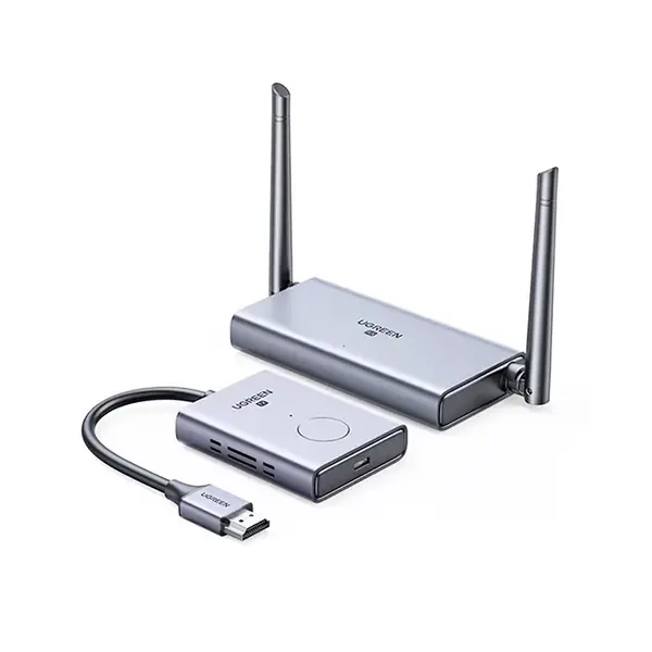 UGREEN 50633A Wireless HDMI Extender Transmitter and Receiver 50m, Wireless Display Transmission, HDMI Audio Video Extender