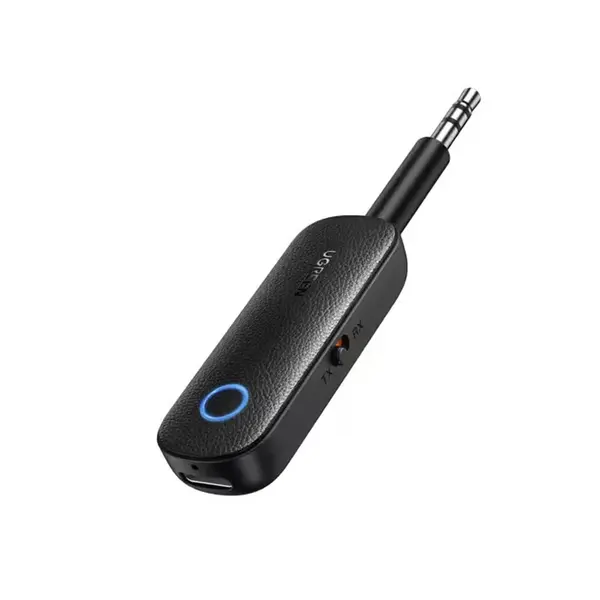 UGREEN 80893 Bluetooth Transmitter & Receiver Black Bluetooth 5.0 Audio Adapter, Wireless AUX Connectivity, Dual Mode