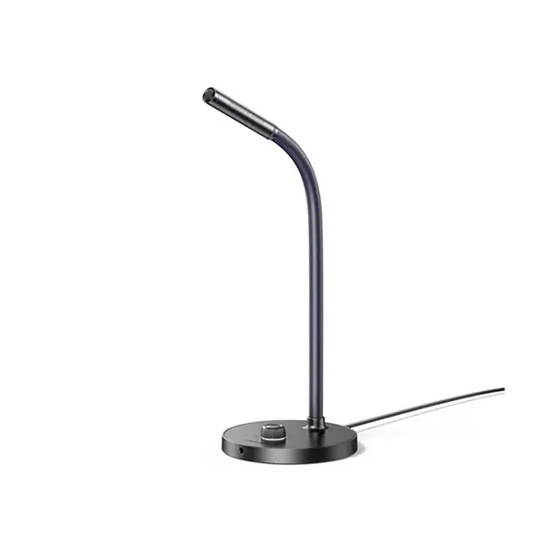 UGREEN 90416 CM564 Desktop USB Microphone, USB Plug-and-Play Connectivity, Cardioid Pickup Pattern, Built-In Adjustable Stand, High-Quality Voice Recording and Streaming Microphone Black