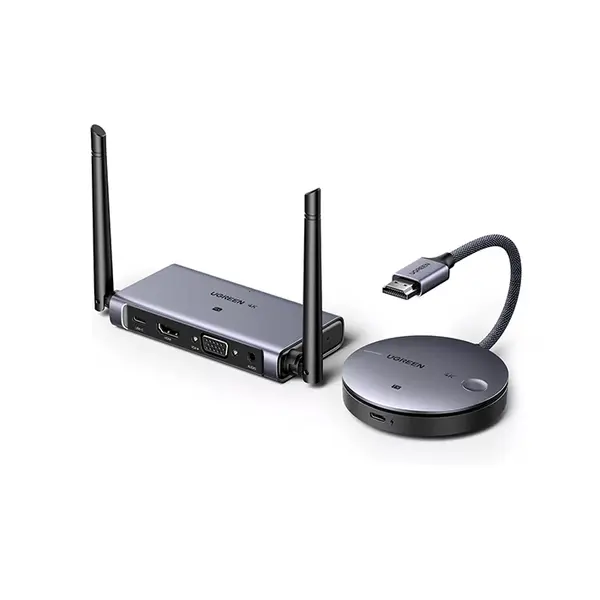 UGREEN 90909A Wireless HDMI Transmitter and Receiver, Wireless Display Extender, HDMI Audio Video Transmission