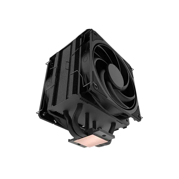 Cooler Master V4 Alpha Black Dual Tower CPU Air Cooler, High-Performance Dual Heatsink Design, Advanced Air Cooling Solution, Premium CPU Cooling System
