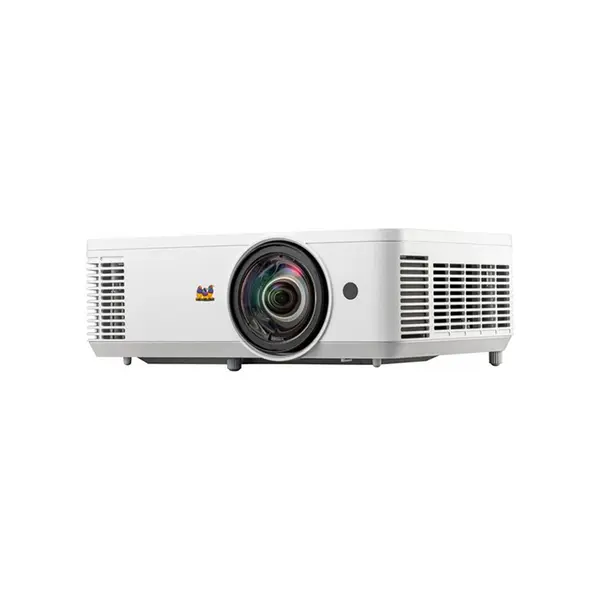 ViewSonic PS502W WXGA Short Throw Projector, 4000 ANSI Lumens Brightness, 1280×800 Native Resolution, 0.52 Throw Ratio, Dual HDMI Inputs, Classroom and Business Presentation Projector