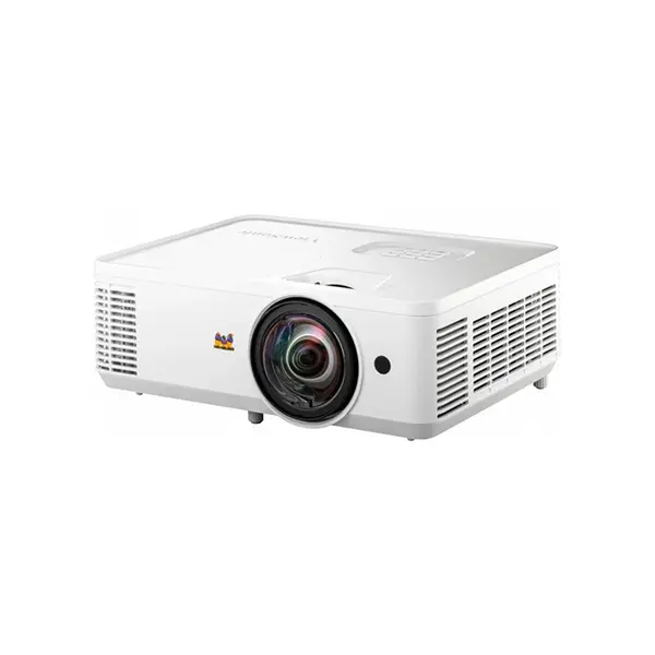 ViewSonic PS502W WXGA Short Throw Projector, 4000 ANSI Lumens Brightness, 1280×800 Native Resolution, 0.52 Throw Ratio, Dual HDMI Inputs, Classroom and Business Presentation Projector
