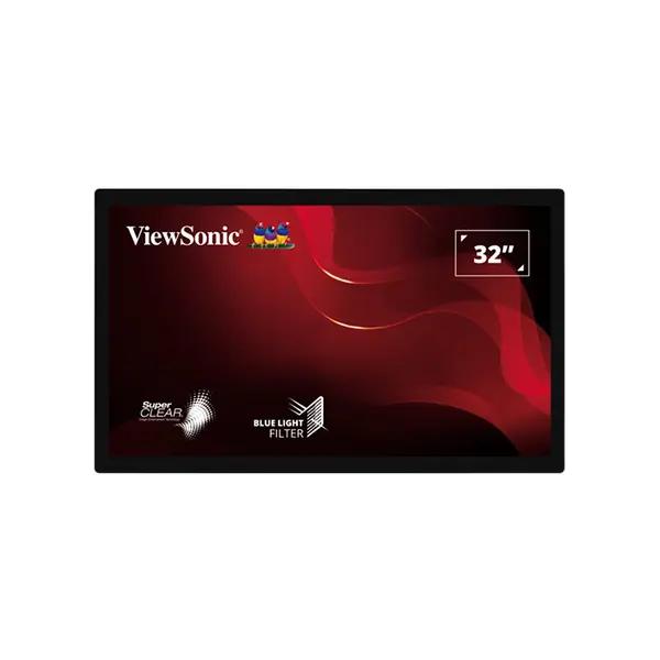 ViewSonic TD3207 32 Inch 4K UHD Touch Screen LED Monitor, 3840×2160 Resolution, Interactive Multi-Touch Display, Professional Productivity and Collaboration Monitor