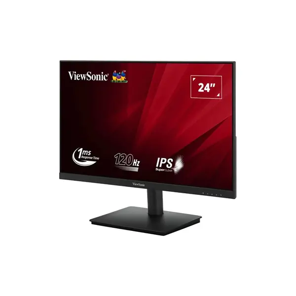 ViewSonic VA240A-H 24 Inch Full HD IPS Monitor, 1920×1080 Resolution, 120Hz Refresh Rate, 1ms MPRT Response Time, Anti-Glare Screen, HDMI and VGA Connectivity, Three-Side Frameless Display Design
